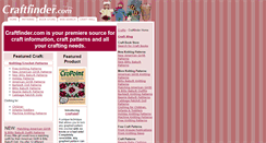 Desktop Screenshot of craftfinder.com